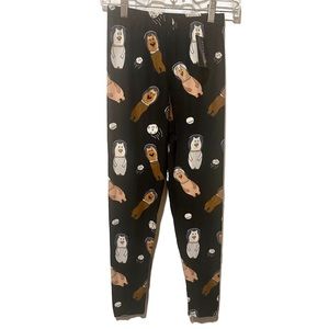 My Lala Leggings Space Dogs OS NWT